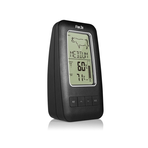 FanJu FJ2245 Digital Cooking Grill Thermometer with Wireless Remote Magnetic Back Stainless Steel Temperature Probe for Kitchen Smoker Grill BBQ Food Meat Thermometer
FanJu FJ2245 Digital Cooking Grill Thermometer with Wireless Remote Magnetic Back Stainless Steel Temperature Probe for Kitchen Smoker Grill BBQ Food Meat Thermometer