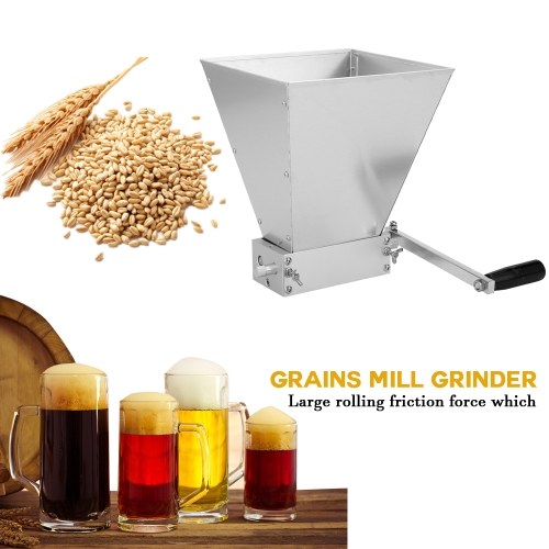 Stainless Steel Grains Mill Grinder Food Processors Manual Malt Corn Grain Crusher 2 Rollers
Stainless Steel Grains Mill Grinder Food Processors Manual Malt Corn Grain Crusher 2 Rollers