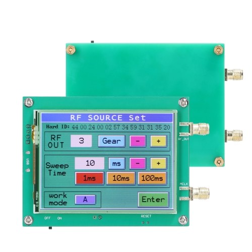 23.5-6000MHz Signal Generator 0.5PPM Low Noise Signal Source Touchable Screen PC Software Control
23.5-6000MHz Signal Generator 0.5PPM Low Noise Signal Source Touchable Screen PC Software Control