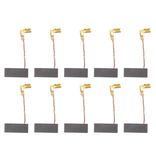 10 PCS Mini Black Carbon Motor Brushes Replacement Spare Parts with 25mm Spring and Copper Core for Generic Electric Drill Mill Machine Motors Rotary Tool (Package 1: 203A#, 18*17*7mm)
10 PCS Mini Black Carbon Motor Brushes Replacement Spare Parts with 25mm Spring and Copper Core for Generic Electric Drill Mill Machine Motors Rotary Tool (Package 1: 203A#, 18*17*7mm)