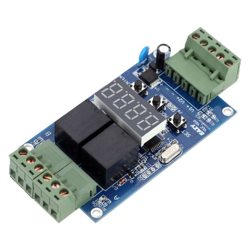 12V Dual Programmable Relay PLC Board Cycle Delay Timer Module
12V Dual Programmable Relay PLC Board Cycle Delay Timer Module