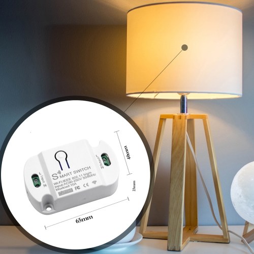 Tuya WIFI Intelligent Household Converted Module Timing Remote Control Switch Multipurpose Tool Switch Controller Adaptor Compatible with Alexa Google Home
Tuya WIFI Intelligent Household Converted Module Timing Remote Control Switch Multipurpose Tool Switch Controller Adaptor Compatible with Alexa Google Home