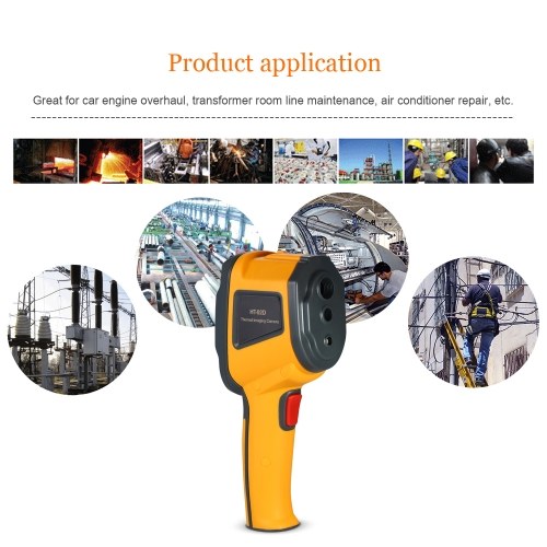 Handheld Infrared Thermal Imager Thermometer -20°C to 300°C & IR Resolution 1024 Pixels 2.4-inch TFT Color Display Imaging Camera
Handheld Infrared Thermal Imager Thermometer -20°C to 300°C & IR Resolution 1024 Pixels 2.4-inch TFT Color Display Imaging Camera
