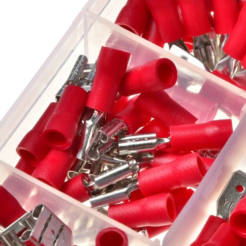 280PCS Assorted Insulated Electrical Connectors Wire Terminals Crimp with Storage Box Portable
280PCS Assorted Insulated Electrical Connectors Wire Terminals Crimp with Storage Box Portable