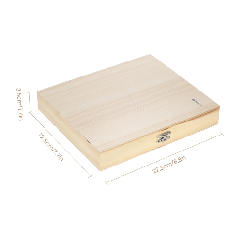 KKmoon 100-Places Wooden Slide Storage Box with Numbered Slots Contents Sheet for Prepared Microscope Slides
KKmoon 100-Places Wooden Slide Storage Box with Numbered Slots Contents Sheet for Prepared Microscope Slides