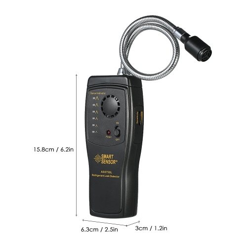 SMART SENSOR Hand-held CFCs HCFCs HFCs Halogen Gas Detector Refrigerant Air Conditioning Detector Freon Gas Leak Tester
SMART SENSOR Hand-held CFCs HCFCs HFCs Halogen Gas Detector Refrigerant Air Conditioning Detector Freon Gas Leak Tester