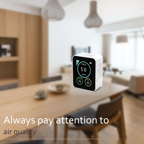 Air Quality Detector TFT Color Screen PM2.5 PM1.0 PM10 Haze Particle Detectors Instrument
Air Quality Detector TFT Color Screen PM2.5 PM1.0 PM10 Haze Particle Detectors Instrument