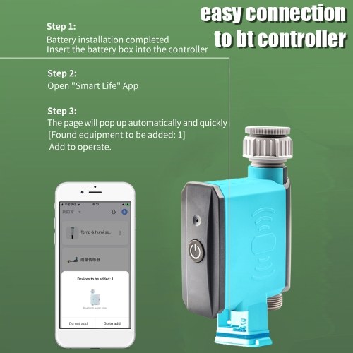 Intelligent Smartphone Wifi BT Irrigation Controller Plant Watering Timer Garden Irrigation Control Device Watering Machine Auto Irrigation Tool
Intelligent Smartphone Wifi BT Irrigation Controller Plant Watering Timer Garden Irrigation Control Device Watering Machine Auto Irrigation Tool