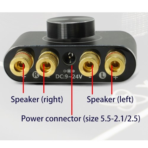 

X15H 15W Stereo Amplifier Board 12/24V Speaker Audio Amplifier BT 3.5mm AUX USB U-disk Input Amplification Module Support Sinilink APP and Remote Controller Control