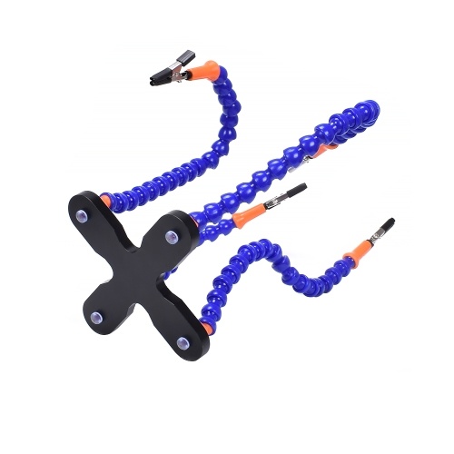 Multi Soldering Helping Hands Third Hand Tool with 4pc Flexible Arms Circuit Board Welding Auxiliary Tools Soldering Repair Tool
Multi Soldering Helping Hands Third Hand Tool with 4pc Flexible Arms Circuit Board Welding Auxiliary Tools Soldering Repair Tool