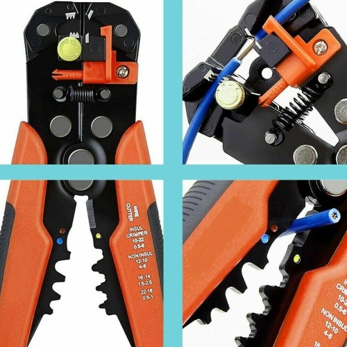 8'' Insulation Wire Stripper Cutter Crimping Tool Multi-function Automatic Cable Crimper
8'' Insulation Wire Stripper Cutter Crimping Tool Multi-function Automatic Cable Crimper