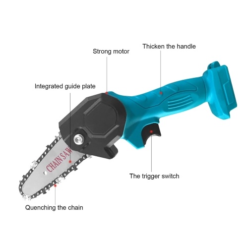 Portable Electric Pruning Saw Small Wood Spliting Chainsaw One-handed Woodworking Tool for Garden Orchard
Portable Electric Pruning Saw Small Wood Spliting Chainsaw One-handed Woodworking Tool for Garden Orchard
