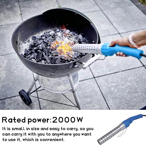 2000W Portable Barbecue BBQ Starter Firelighter Two Teamperature Level Adjustable Home Household Garden Firestarter Safety Easy To Use
2000W Portable Barbecue BBQ Starter Firelighter Two Teamperature Level Adjustable Home Household Garden Firestarter Safety Easy To Use