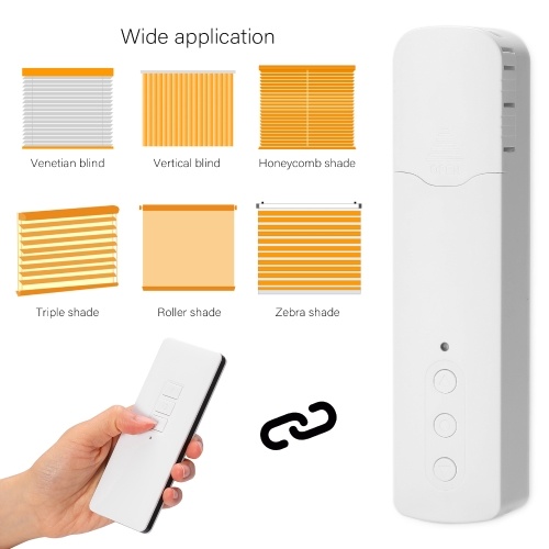 Tuya WiFi TM616EGWT Intelligent Pull Bead Curtain Motor Remote Controller Intelligent Home Household Hotel Electric Curtain Motors Mobilephone APP Control Voice Control Quiet Compatible with Alexa Google Home
Tuya WiFi TM616EGWT Intelligent Pull Bead Curtain Motor Remote Controller Intelligent Home Household Hotel Electric Curtain Motors Mobilephone APP Control Voice Control Quiet Compatible with Alexa Google Home