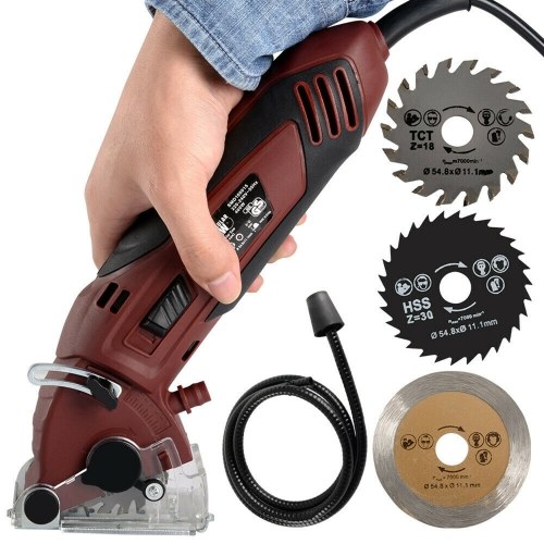 400W Mini Handheld Circular Electric Sawing Machine Cutting Tool Grinder with 3Blades Heavy Duty Electric Cut-Off Tool
400W Mini Handheld Circular Electric Sawing Machine Cutting Tool Grinder with 3Blades Heavy Duty Electric Cut-Off Tool