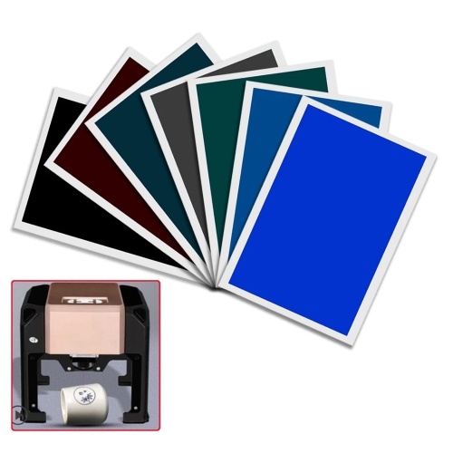 Engraving Machine Laser Head Engraving Auxiliary Color Paper for Engraving Ceramic Glass Purple Blue
Engraving Machine Laser Head Engraving Auxiliary Color Paper for Engraving Ceramic Glass Purple Blue