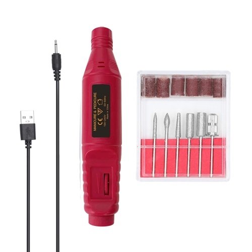 USB Power Supplys Mini Handheld Electric Grinder Drill Tool Nail Gelatum Removing Drill Manicure Machine Grinding Rotary Tool Kit for Milling Trimming Polishing Engraving
USB Power Supplys Mini Handheld Electric Grinder Drill Tool Nail Gelatum Removing Drill Manicure Machine Grinding Rotary Tool Kit for Milling Trimming Polishing Engraving
