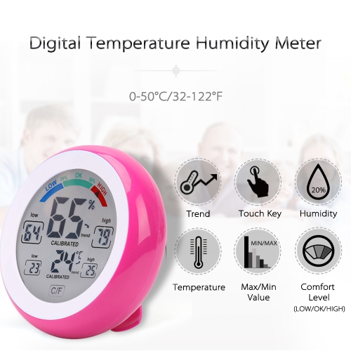 Touch Screen Temperature and Humidity Meter
Touch Screen Temperature and Humidity Meter