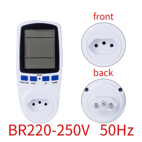 Digital LCD Energy Meter Wattmeter Monitoring Device Wattage Electricity Kwh Power Measuring Outlet Analyzer
Digital LCD Energy Meter Wattmeter Monitoring Device Wattage Electricity Kwh Power Measuring Outlet Analyzer
