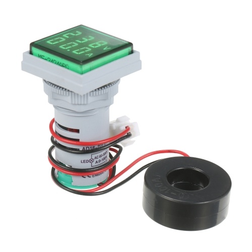 Mini Square Digital Volt-ammeter Voltammeter Ammeter Voltmeter Double LED Display Voltage & Current Meter Indicator Monitor AC Panel Meter AC60-500V AC0-100A
Mini Square Digital Volt-ammeter Voltammeter Ammeter Voltmeter Double LED Display Voltage & Current Meter Indicator Monitor AC Panel Meter AC60-500V AC0-100A