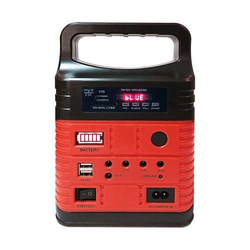 Portable Solar Generator Outdoor Camping Illumination System BT MP3 Radio Polycrystalline Solar-panel with 3pcs LED Lights
Portable Solar Generator Outdoor Camping Illumination System BT MP3 Radio Polycrystalline Solar-panel with 3pcs LED Lights
