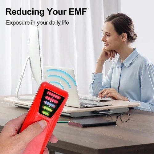 

Practical Electromagnetic Radiation Detector Handheld EMF Tester EMF Meter Portable 5 LED Gauss Meter Magnetic-Field Test Meter for Home Vacuum Cleaner Hair Dryer