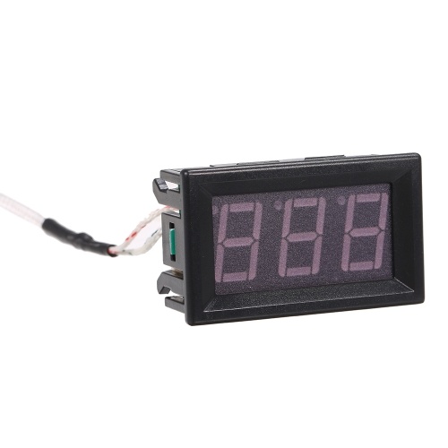 

XH-B310 Industrial Digital Thermometer 12V Temperature Meter K-type M6 Thermocouple Tester -30~800℃ Thermograph High Accuracy with LED-Display