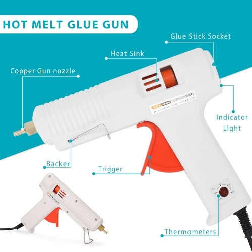 DBL-802A 120W Hot Melt Glue Gun 100-240V Adjustable Constant Temperature Hot Glue Gun Home Repair Arts Crafts Sealing DIY Multipurpose Thermo Tool
DBL-802A 120W Hot Melt Glue Gun 100-240V Adjustable Constant Temperature Hot Glue Gun Home Repair Arts Crafts Sealing DIY Multipurpose Thermo Tool