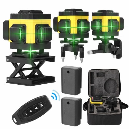 Multifunctional 12 Lines Laser Level Tool Vertical Horizontal Lines with 3° Self-leveling Function
Multifunctional 12 Lines Laser Level Tool Vertical Horizontal Lines with 3° Self-leveling Function