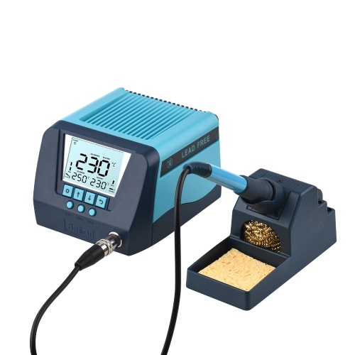 BAKON BK90 90W Solder Station Soldering Iron Station with Smart Temperature Control (356℉-896℉Adjustable Range, ℃/℉) Auto Sleep Password Lock LCD Display Quick Heating Up
BAKON BK90 90W Solder Station Soldering Iron Station with Smart Temperature Control (356℉-896℉Adjustable Range, ℃/℉) Auto Sleep Password Lock LCD Display Quick Heating Up