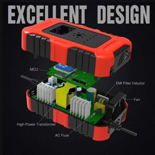Car Battery Chargers 12V/10A 24V/5A Full Automatic Battery Chargers Maintainer Portable Trickle Chargers Battery Desulfator for Car Motorcycle RV Lawn Mower Boats
Car Battery Chargers 12V/10A 24V/5A Full Automatic Battery Chargers Maintainer Portable Trickle Chargers Battery Desulfator for Car Motorcycle RV Lawn Mower Boats