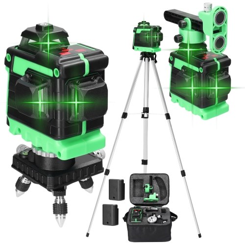 Mini Multifunctional 12 Lines Green Light Laser Level 3° Self-leveling Machine USB Rechargeable Lithium Battery Leveling Tool 3 Colors Optional
Mini Multifunctional 12 Lines Green Light Laser Level 3° Self-leveling Machine USB Rechargeable Lithium Battery Leveling Tool 3 Colors Optional