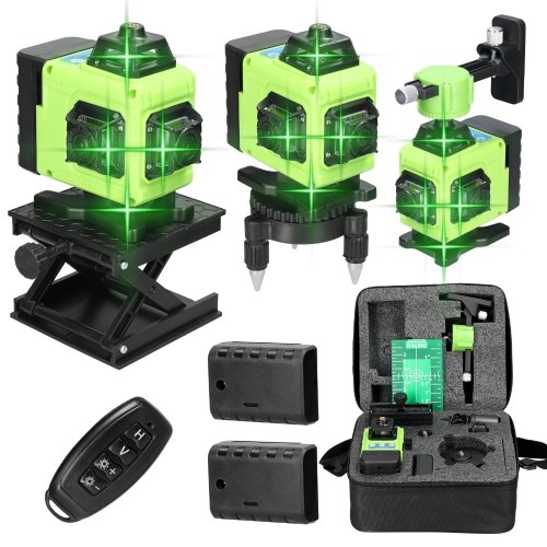Multifunctional 16 Lines Laser Level 3° Self-leveling Function Leveling Tool Omnidirectional Ground Wall Sticker Home Improvement Tools Set
Multifunctional 16 Lines Laser Level 3° Self-leveling Function Leveling Tool Omnidirectional Ground Wall Sticker Home Improvement Tools Set