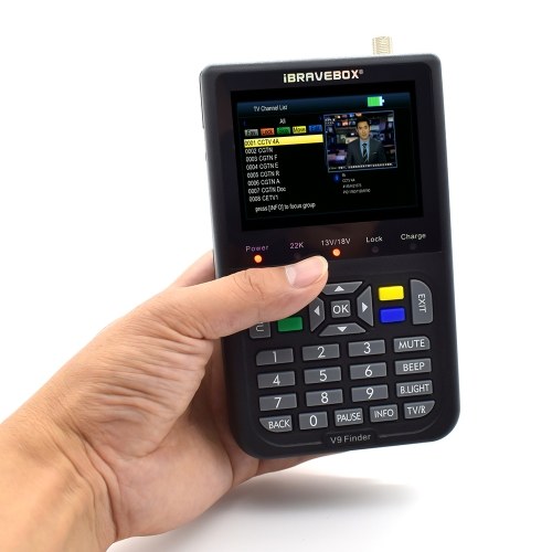 V9 Finder Digital Satellite Finder LCD Satellite Finder Digital Satellite Signal Finder Meter Satellite Meter Satellite Finder 3.5 inch LCD Digital Display Satellite Television
V9 Finder Digital Satellite Finder LCD Satellite Finder Digital Satellite Signal Finder Meter Satellite Meter Satellite Finder 3.5 inch LCD Digital Display Satellite Television
