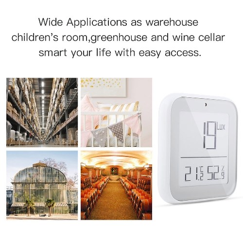 Tuya BT 3 In 1 Light/Temperature/Humidity Detection Intelligent Linkage Intelligent Home Sensors
Tuya BT 3 In 1 Light/Temperature/Humidity Detection Intelligent Linkage Intelligent Home Sensors
