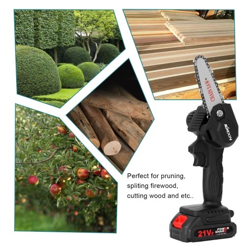 KKmoon Portable Electric Pruning Saw Small Wood Spliting Chainsaw One-handed Woodworking Tool for Garden Orchard
KKmoon Portable Electric Pruning Saw Small Wood Spliting Chainsaw One-handed Woodworking Tool for Garden Orchard