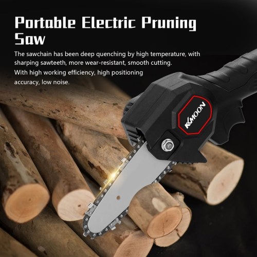 KKmoon Portable Electric Pruning Saw Small Wood Spliting Chainsaw One-handed Woodworking Tool for Garden Orchard
KKmoon Portable Electric Pruning Saw Small Wood Spliting Chainsaw One-handed Woodworking Tool for Garden Orchard