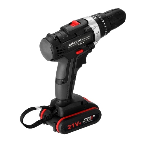 KKmoon 21V Household Multifuctional Electric Drill Mini Screwdriver Rotation Ways Speeds Torques Adjustable with Two Batteries
KKmoon 21V Household Multifuctional Electric Drill Mini Screwdriver Rotation Ways Speeds Torques Adjustable with Two Batteries