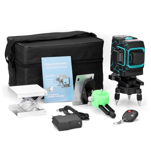 Multifunctional 3D 12 Lines Laser Level Tool Vertical Horizontal Lines with 3° Self-leveling Function
Multifunctional 3D 12 Lines Laser Level Tool Vertical Horizontal Lines with 3° Self-leveling Function