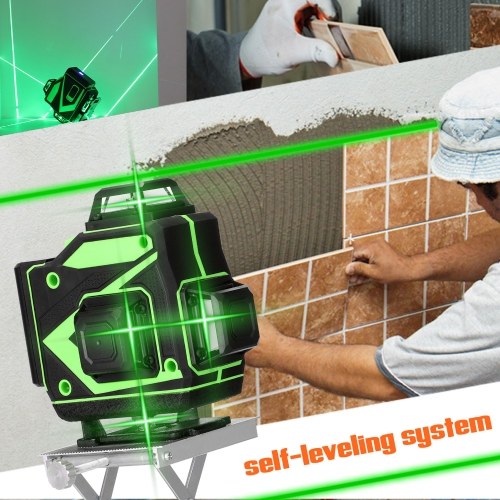 Multifunctional 16 Lines Laser Level Tool Vertical Horizontal Lines with 3° Self-leveling Function
Multifunctional 16 Lines Laser Level Tool Vertical Horizontal Lines with 3° Self-leveling Function