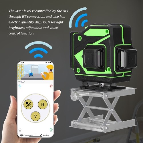 Multifunctional 3D 12 Lines Laser Level Tool Vertical Horizontal Lines with 3° Self-leveling Function
Multifunctional 3D 12 Lines Laser Level Tool Vertical Horizontal Lines with 3° Self-leveling Function