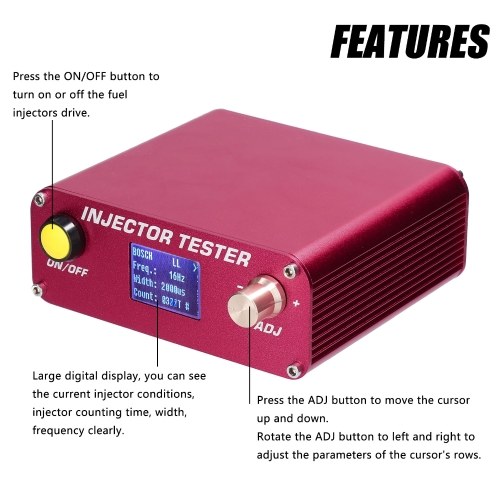 CRI100 High Pressure Common Rail Injectors Tester with 0-6000us Pulse Width and 1-30Hz Injection Frequency
CRI100 High Pressure Common Rail Injectors Tester with 0-6000us Pulse Width and 1-30Hz Injection Frequency