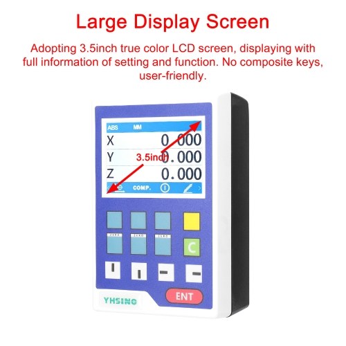 YH800-3A Portable Linear Encoder Multi-function Digital Readout Optical Position Measuring Instrument
YH800-3A Portable Linear Encoder Multi-function Digital Readout Optical Position Measuring Instrument