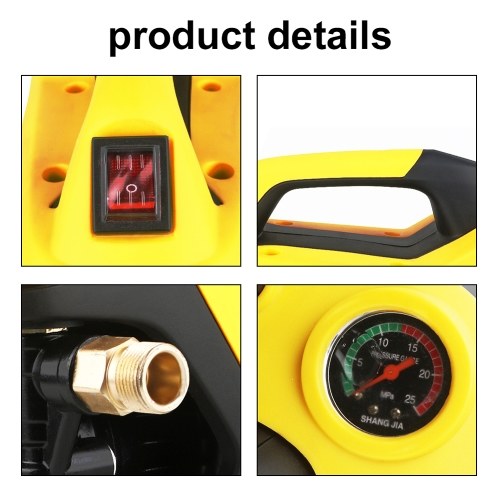 0-15MPa Home Adjustable Pressure Car Wash Machine Self-priming Water Spraying Device High-pressure Washing Tool Induction Motor
0-15MPa Home Adjustable Pressure Car Wash Machine Self-priming Water Spraying Device High-pressure Washing Tool Induction Motor