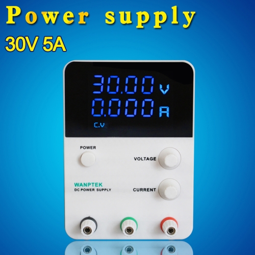 wanptek Voltage Regulator Switching 4 Digits Blue LED Display Switch Laboratory DC Power Supply 0-30V 0-5A Mini DC Power Supply Precision Variable Adjustable AC 115V/230V 50/60Hz
wanptek Voltage Regulator Switching 4 Digits Blue LED Display Switch Laboratory DC Power Supply 0-30V 0-5A Mini DC Power Supply Precision Variable Adjustable AC 115V/230V 50/60Hz