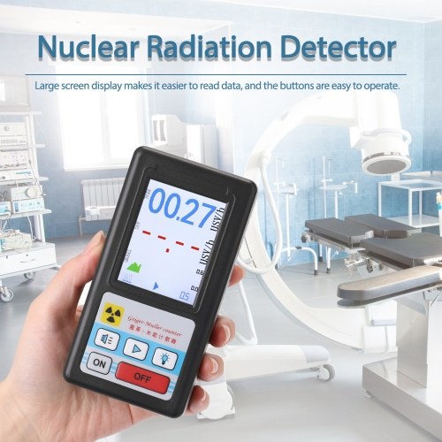 Handheld Portable Geiger Counter Multifunctional Nuclear Radiation Detector Personals Dosimeter Marble Detectors Beta Gamma X-ray Tester
Handheld Portable Geiger Counter Multifunctional Nuclear Radiation Detector Personals Dosimeter Marble Detectors Beta Gamma X-ray Tester