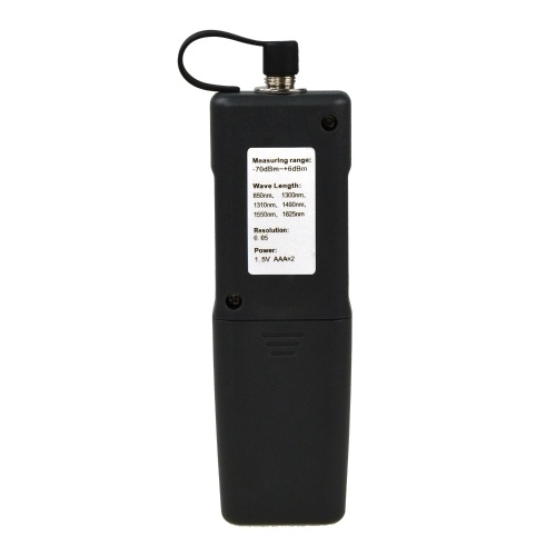 Optical Power Meter Portable Digital Mini Light Power Meter -70~6dBm with 6 Optic Wave Length
Optical Power Meter Portable Digital Mini Light Power Meter -70~6dBm with 6 Optic Wave Length