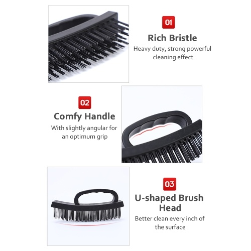 Wire Scratch Brush 6.5'' Stainless Steel Scrub Brush Multi-Purpose Heavy Duty Wire Scratch Brushes Scrub Brush Wire Bristle Brush Comfortable Handle Grip
Wire Scratch Brush 6.5'' Stainless Steel Scrub Brush Multi-Purpose Heavy Duty Wire Scratch Brushes Scrub Brush Wire Bristle Brush Comfortable Handle Grip