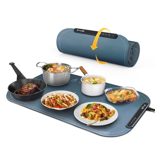 Food Warming Mat Electric Warming Tray for Buffets Party Rollable Silicone Heating Mat with 3 Temperature Levels and Auto Shut-Off Versatile Food Warmers Defrosting Tray for Everyday Use
Food Warming Mat Electric Warming Tray for Buffets Party Rollable Silicone Heating Mat with 3 Temperature Levels and Auto Shut-Off Versatile Food Warmers Defrosting Tray for Everyday Use