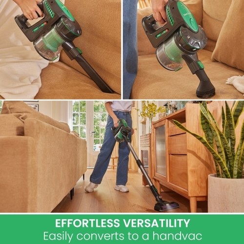 Vactidy V8 Handheld Vacuum Cleaner Cordless Stick Vacuum 20KPa Suction HEPA Cyclonic Filtration 180° Swivel Head with Detachable Battery Up to 35min Runtime for Hardwood Floor Carpet Pet Hair Cleaning
Vactidy V8 Handheld Vacuum Cleaner Cordless Stick Vacuum 20KPa Suction HEPA Cyclonic Filtration 180° Swivel Head with Detachable Battery Up to 35min Runtime for Hardwood Floor Carpet Pet Hair Cleaning